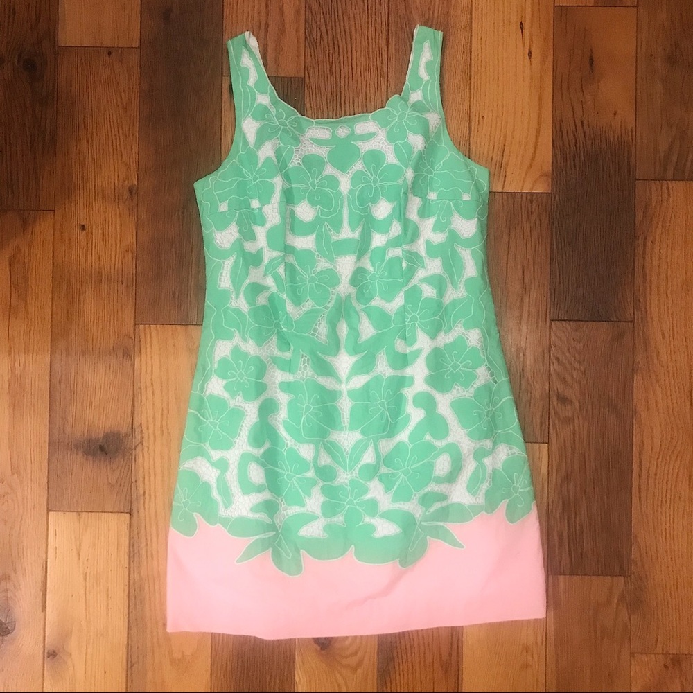 Intricate Lace Lilly Pulitzer Shift Dress